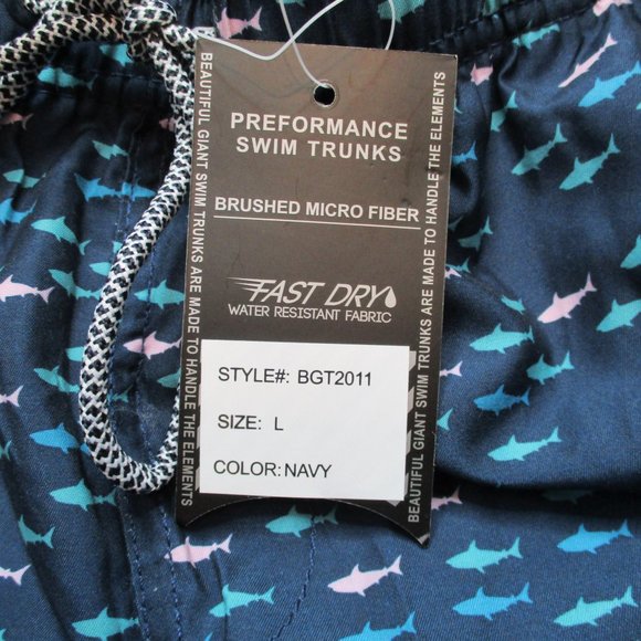 Beautiful Giant Shark Attack Swim Trunks - Picture 8 of 8